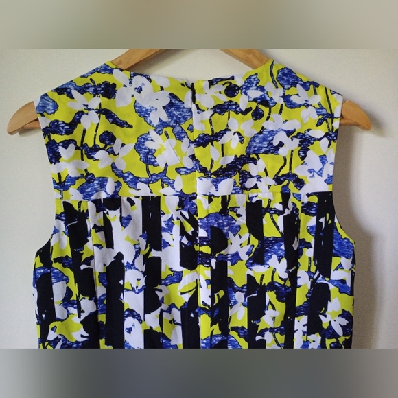 Peter Pilotto Sleeveless Abstract Floral Dress Size Small - Picture 9 of 16